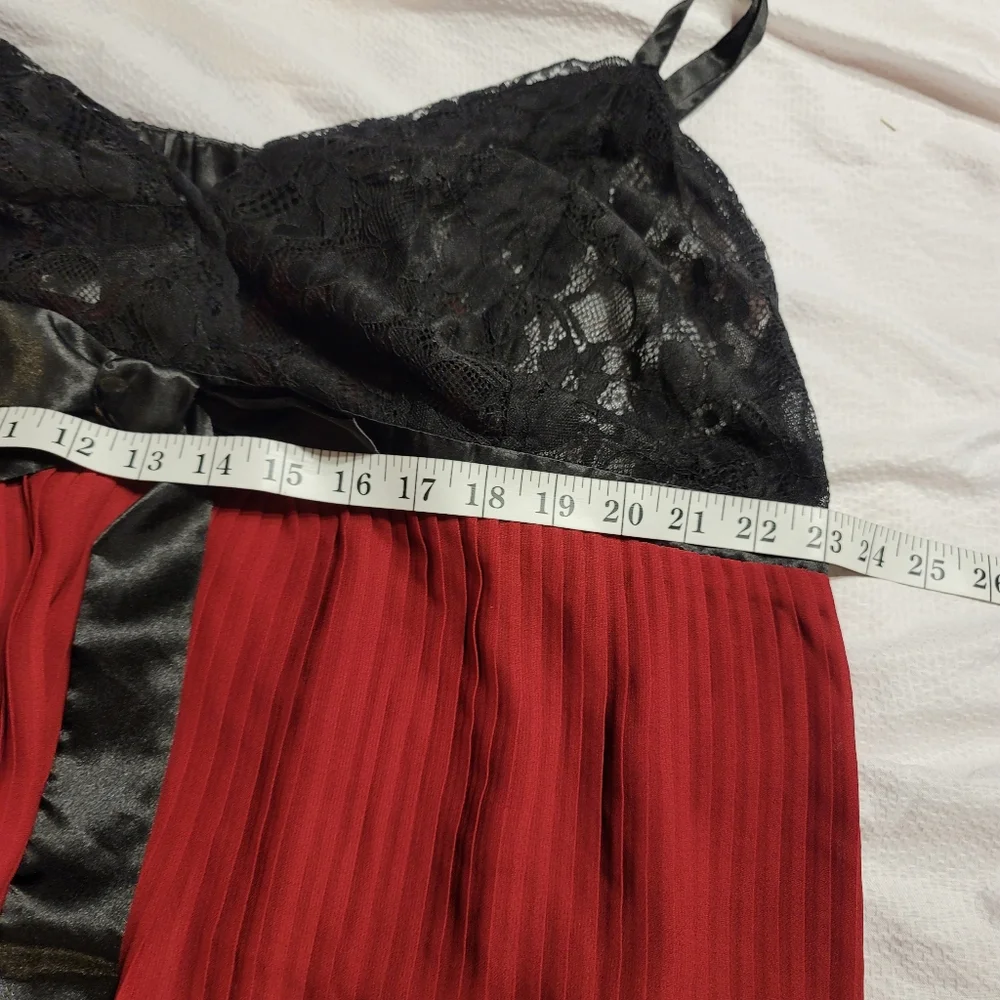 PLUS Size 4x Sheer Pleated Flirty Sexy Nightie Lounge Short Gown - Picture 5 of 10